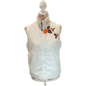 Spyder White and Orange Women's Vest